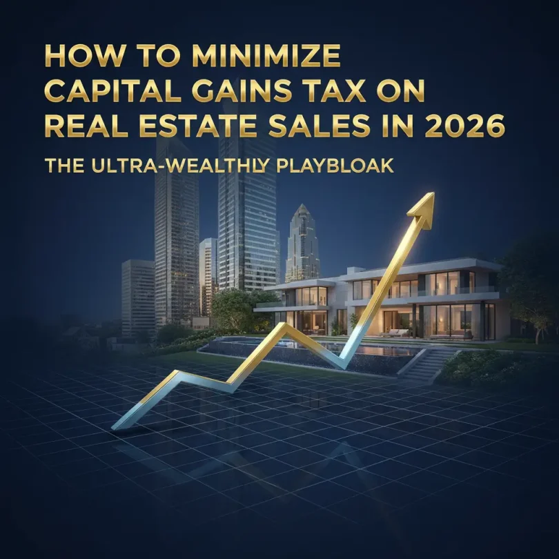 How to Minimize Capital Gains Tax on Real Estate Sales in 2026 The Ultra-Wealthy Playbook